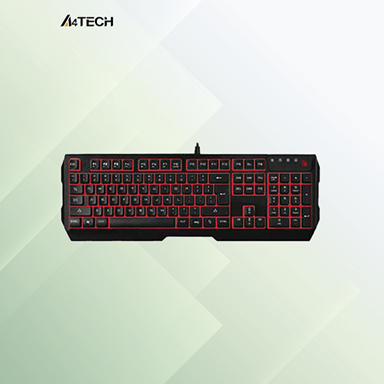 A4TECH Bloody Q135 Illuminate Red Backlit Gaming Keyboard