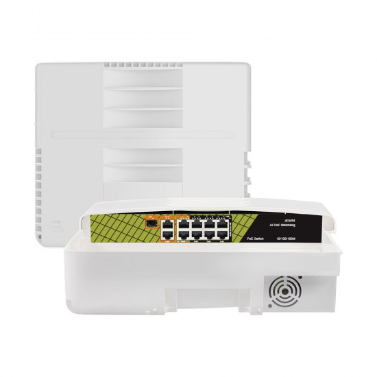 Genata GNT-P4804F6 outdoor 8port PoE switch