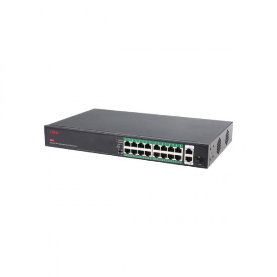 ONV-H1016PFD Gigabit uplink 19-port PoE Switch