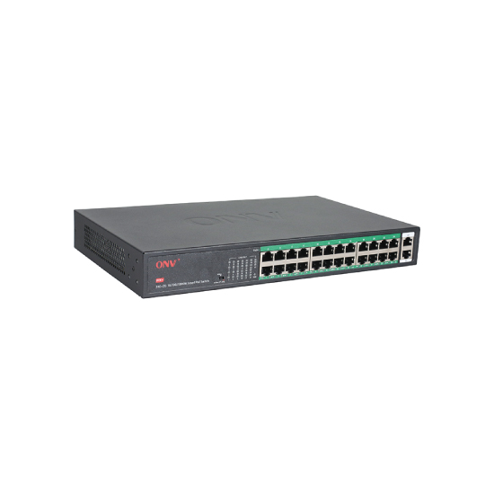 ONV-H1024PLS gigabit uplink 26-Port PoE switch