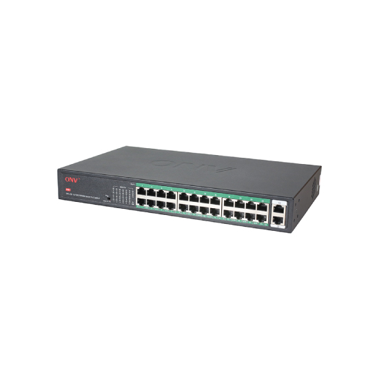 ONV-H1024PLS gigabit uplink 26-Port PoE switch