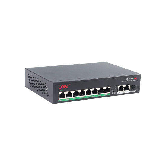 ONV-H1108PFD Gigabit up-link 11-port PoE switch