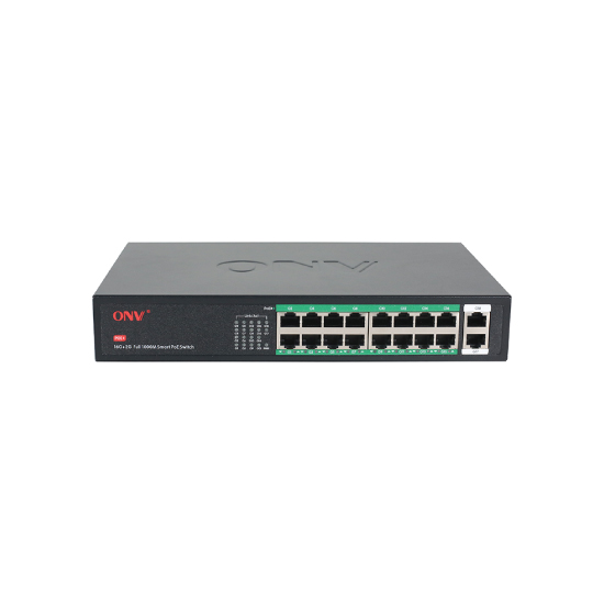 ONV-H3016PS Gigabit 18-port PoE switch