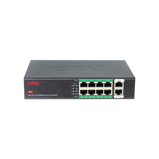 ONV-H3108PS Gigabit 10-port PoE switch