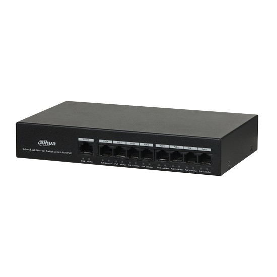 Dahua PFS3009-8ET-65 8 Port Fast Ethernet POE Switch
