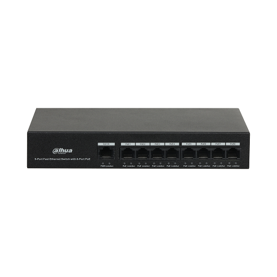 Dahua PFS3009-8ET-65 8 Port Fast Ethernet POE Switch