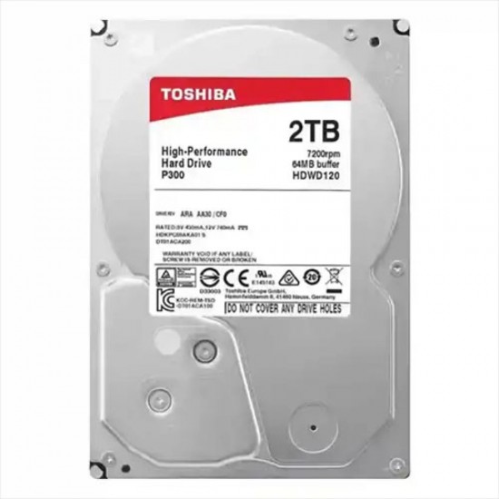 Toshiba 7200RPM 2TB Desktop Hard disk
